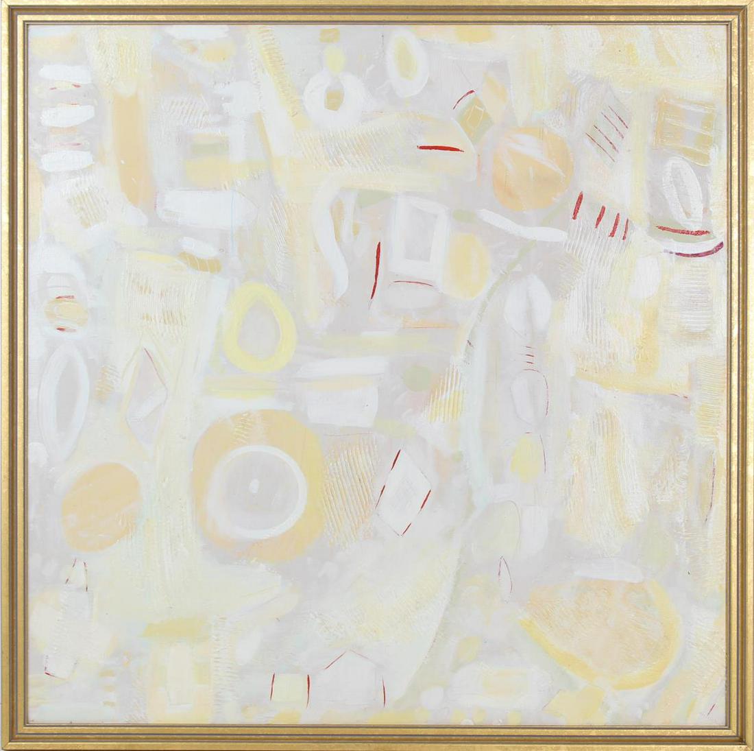 American 20th C Abstract Painting, Oil/Canvas (1 of 3)