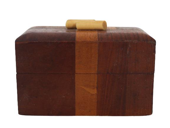 Antique Wooden Game Card Box (1 of 8)