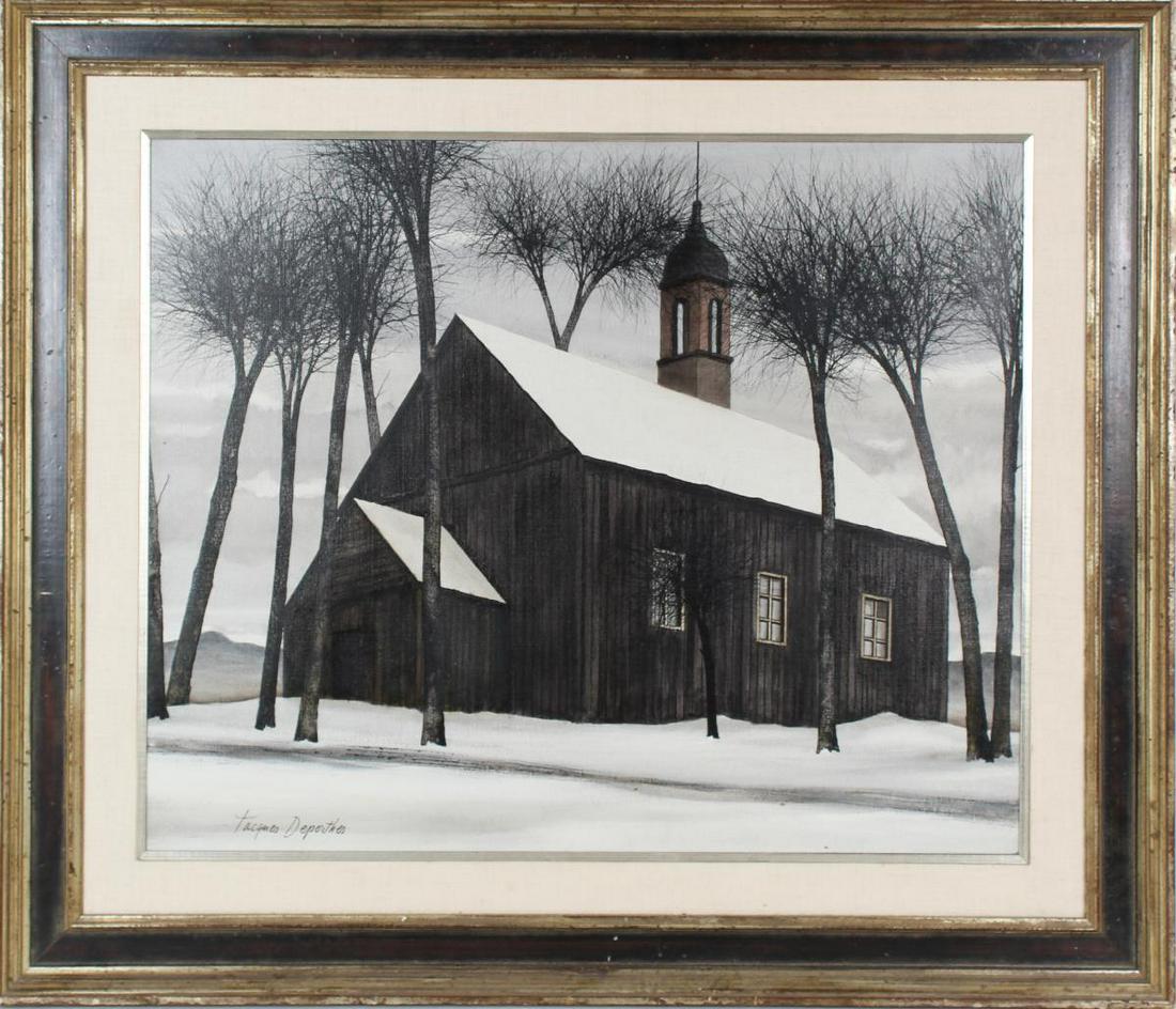 Jacques Deperthes (b 1936) French, Oil on Canvas (1 of 6)