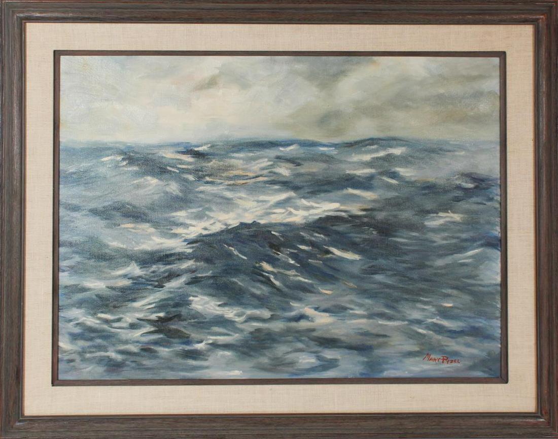 Mary Pyzel (20th C) American, Oil on Canvas (1 of 5)