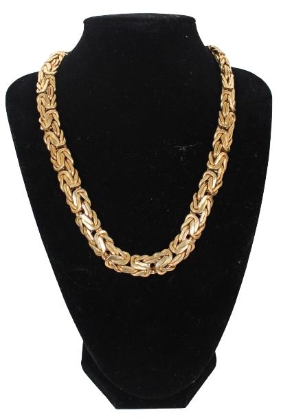 Byzantine Style 14K Gold Chain Necklace (1 of 7)