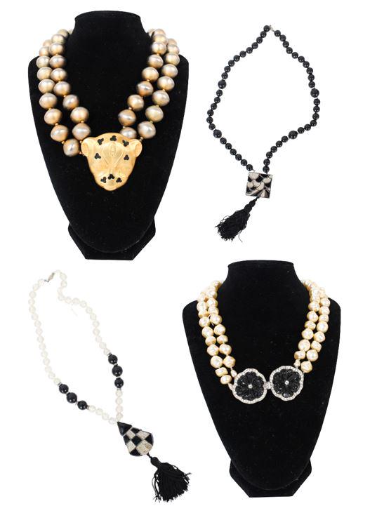 (4) Kenneth Jay Lane Necklaces (1 of 20)