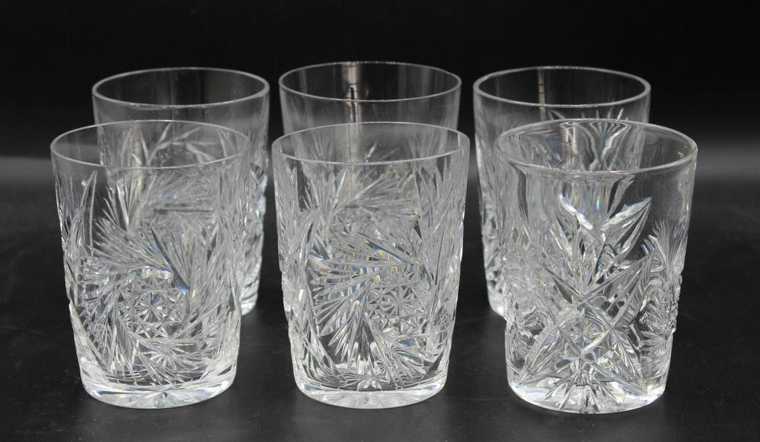 6 Cut Crystal Tumblers (1 of 5)