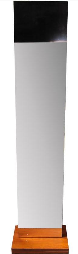 Contemporary Vertical Mirror with Full Swivel Base (1 of 4)