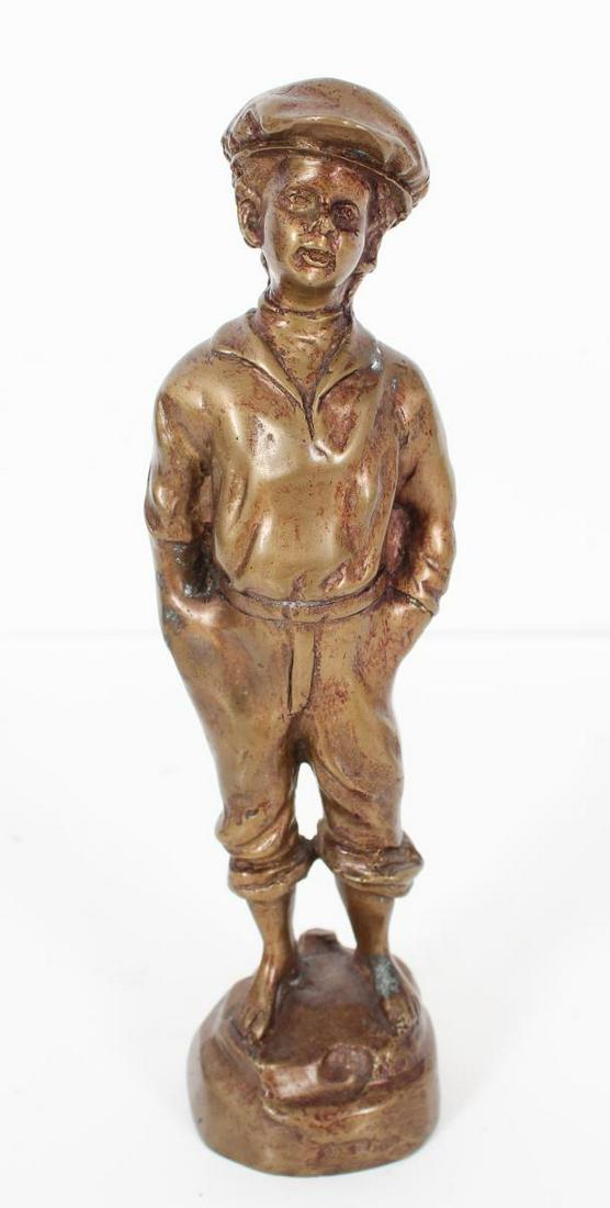 Small Bronze Figure of a Young Boy (1 of 6)