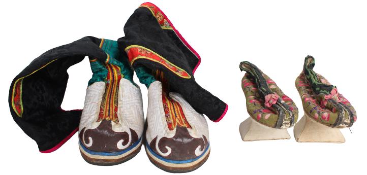 Pair of Chinese Boots & Pair of Shoes (1 of 7)