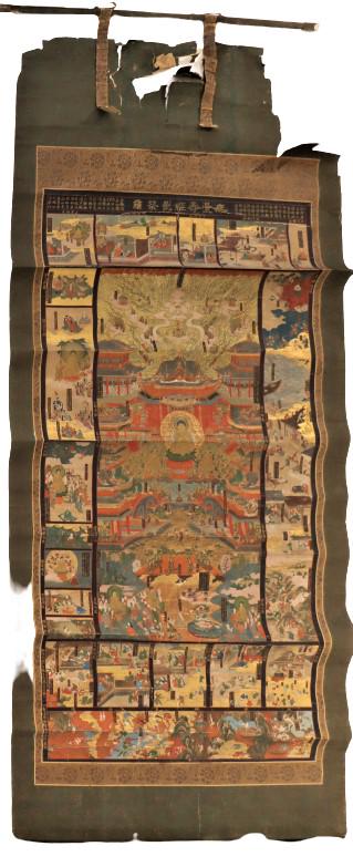 Early Important Chinese Painted Thangka (1 of 20)