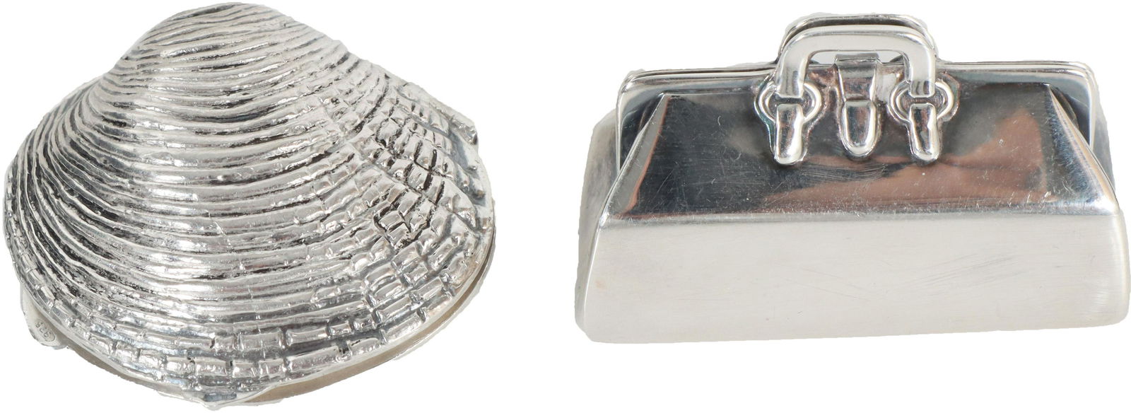 (2) Tiffany & Co Sterling Silver Pill Boxes 2ozt (1 of 14)