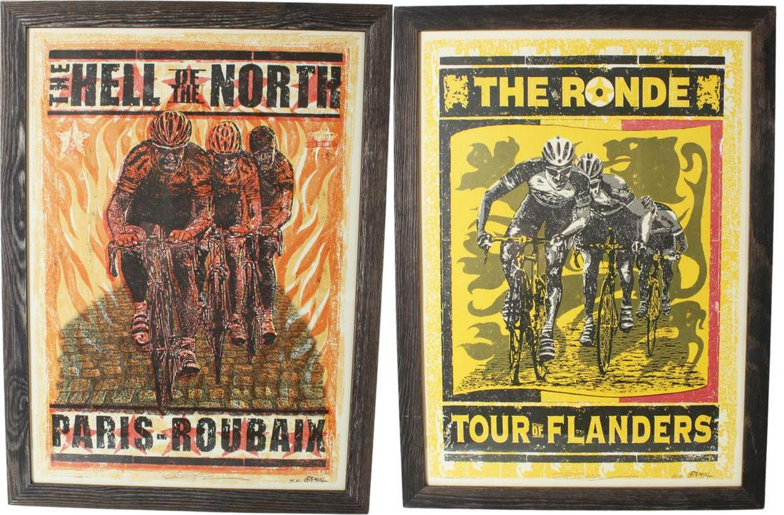 Brian Opsal (American 20th/21st C) Bicycle Posters (1 of 11)
