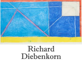 Richard Diebenkorn, Red Yellow Blue, Aquatint 1/60