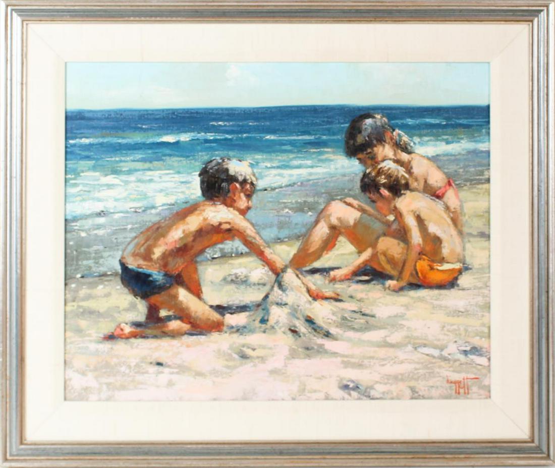 Noel Daggett (1925-2005) American, Oil on Board (1 of 5)