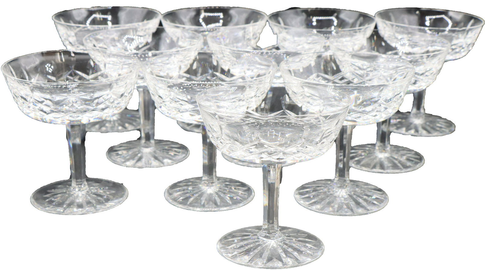 (11) Waterford Lismore Crystal 4" Glasses (1 of 10)