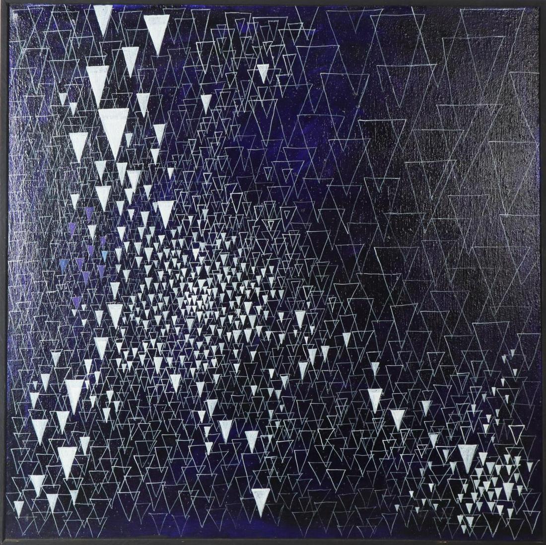 Kurt Huth (20th C) American, Abstract Oil (1 of 3)