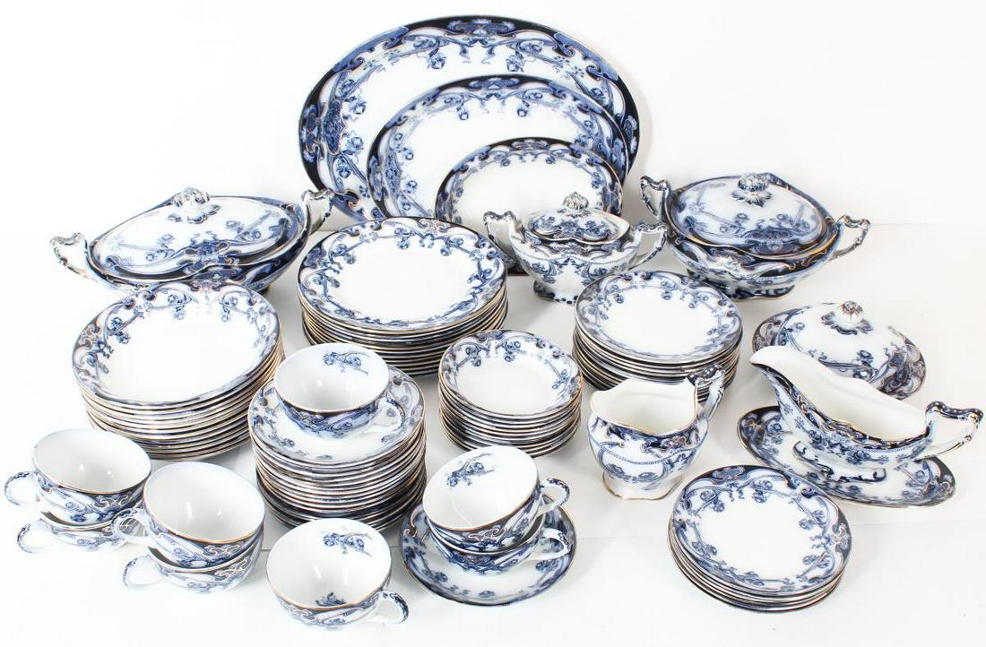 (88)Pc Royal Staffordshire Pottery "Iris" Dish Set (1 of 20)