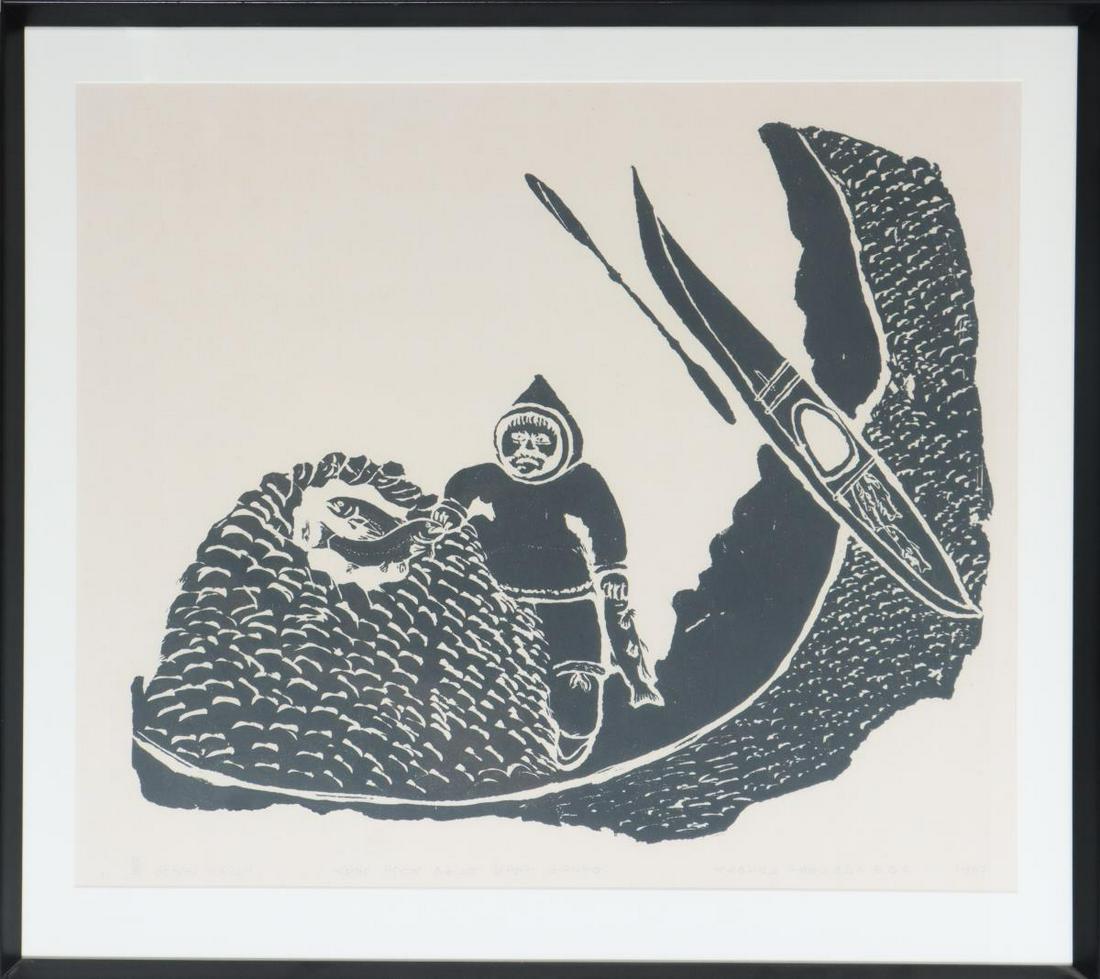Inuit Print Attrib to Josie Pamiutu Papialuk (1 of 7)