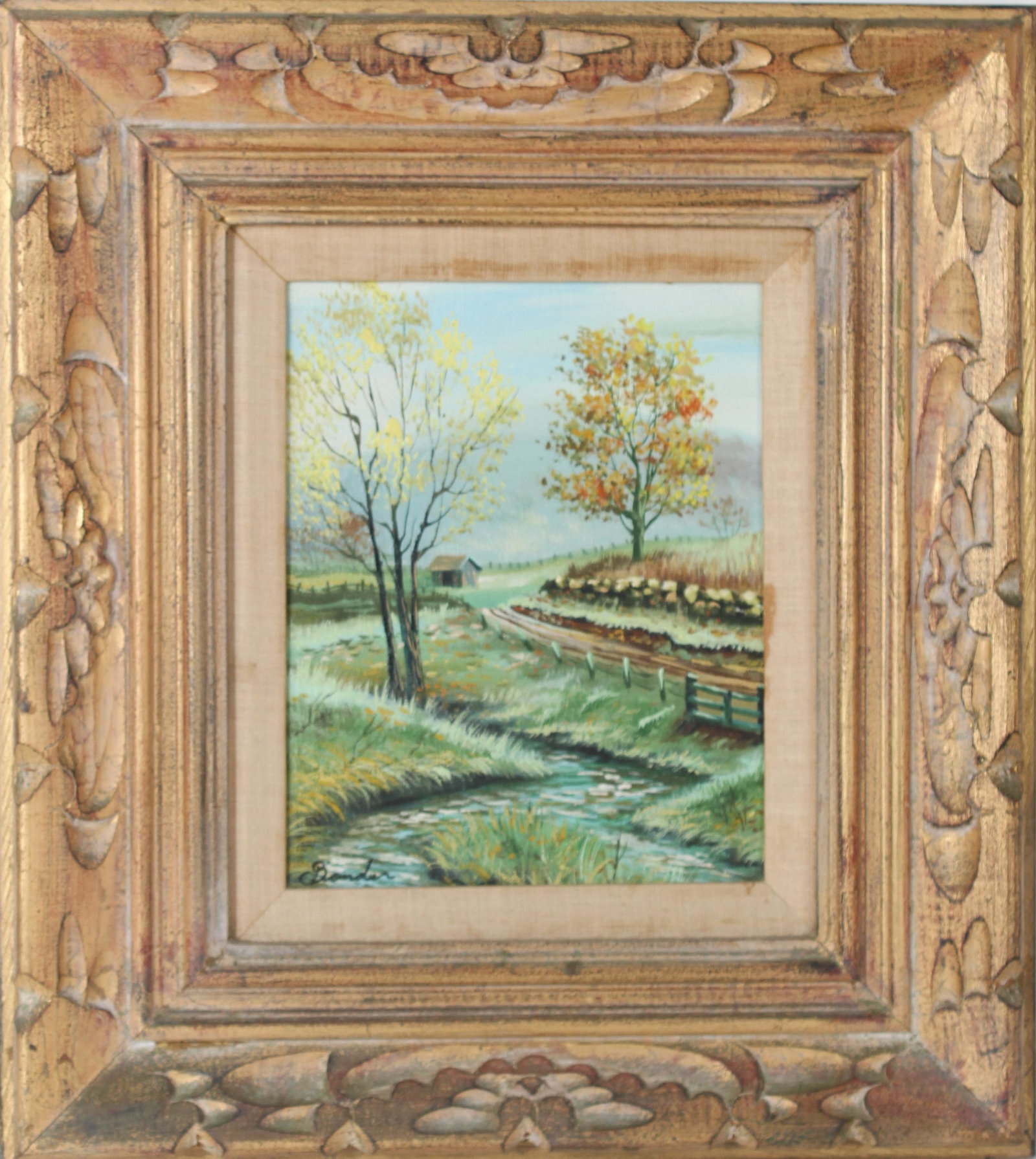 20th C. American Fall Landscape,  Oil on Canvas (1 of 4)