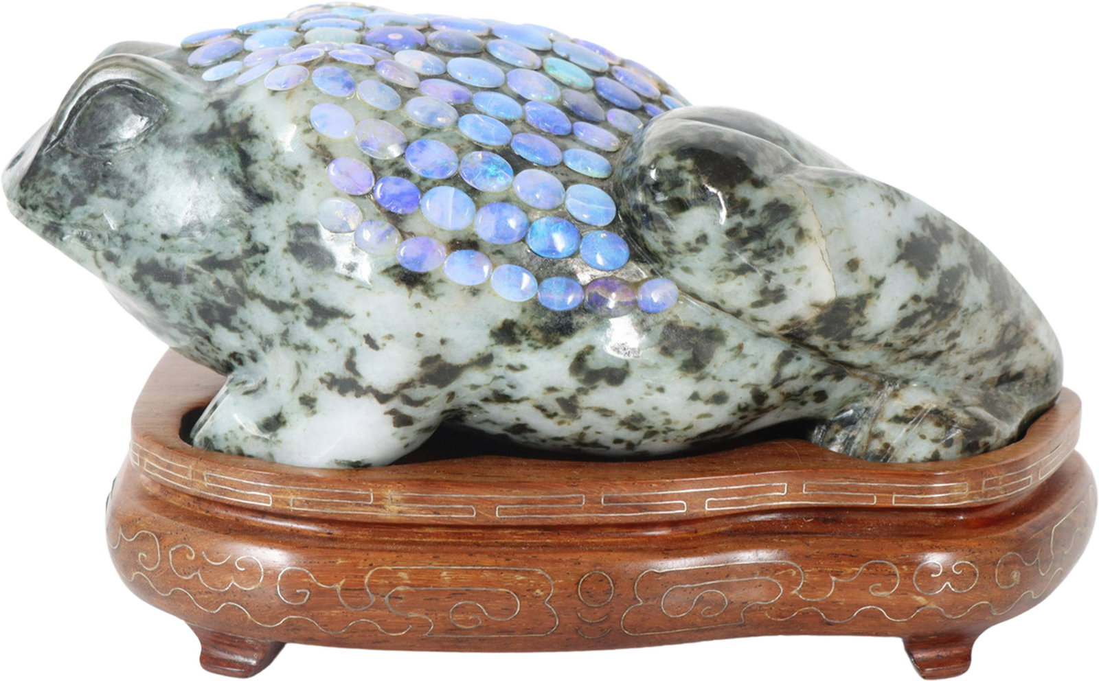 Stone Effigy Toad with Semi Precious Gems (1 of 11)