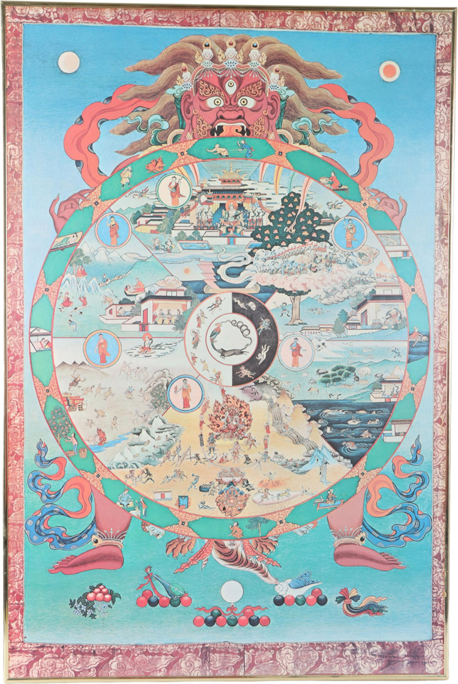 (2) Framed Eastern Imagery Posters (1 of 15)