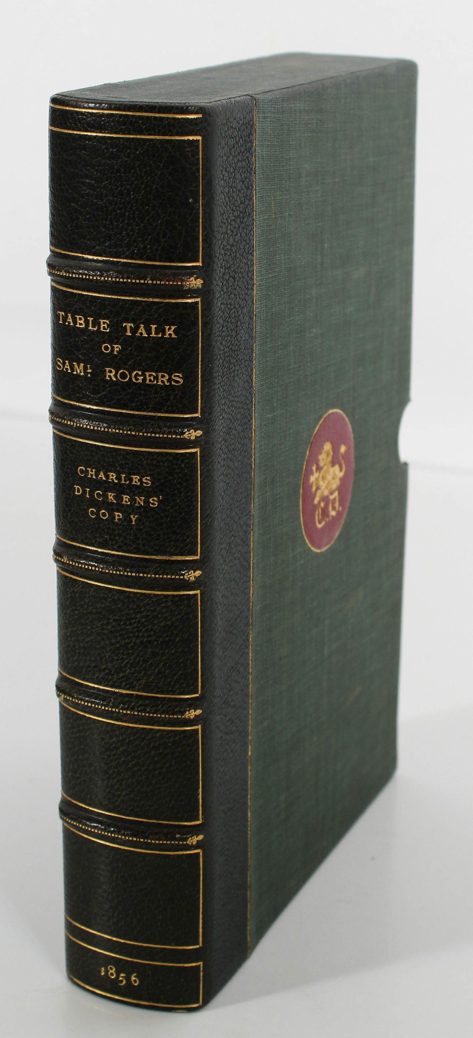 Book from Dickens' Own Library w His Own Bookplate (1 of 6)