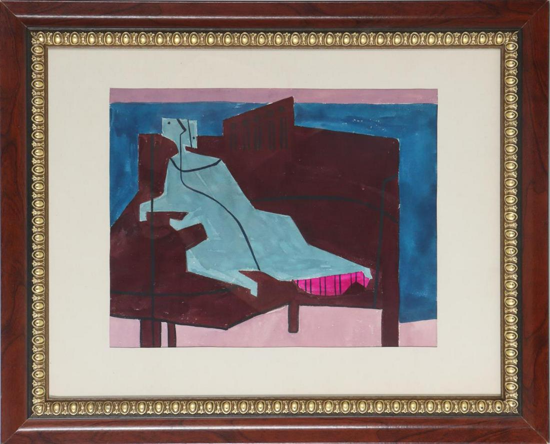 Ora Gipe (20th C) American, Watercolor (1 of 3)