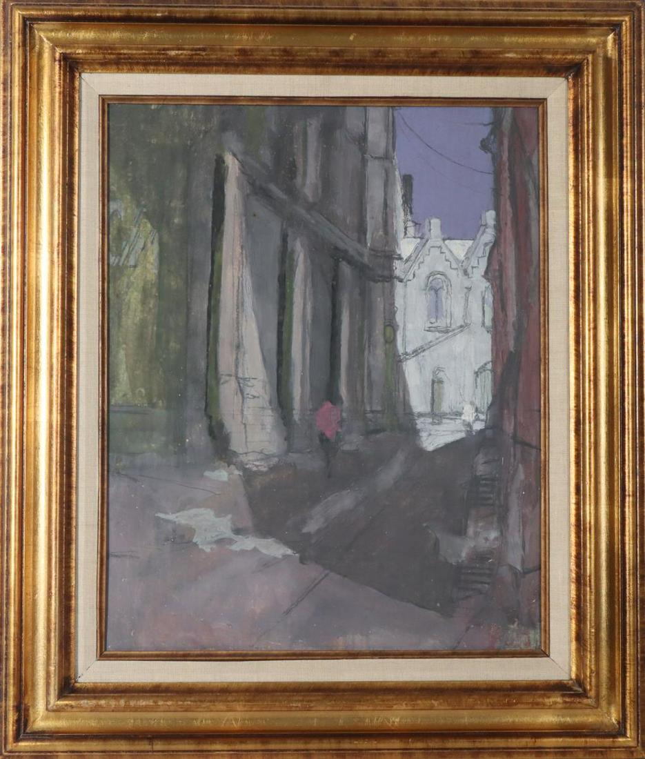 Charles Gresham (20th C) American, Oil/Board (1 of 3)