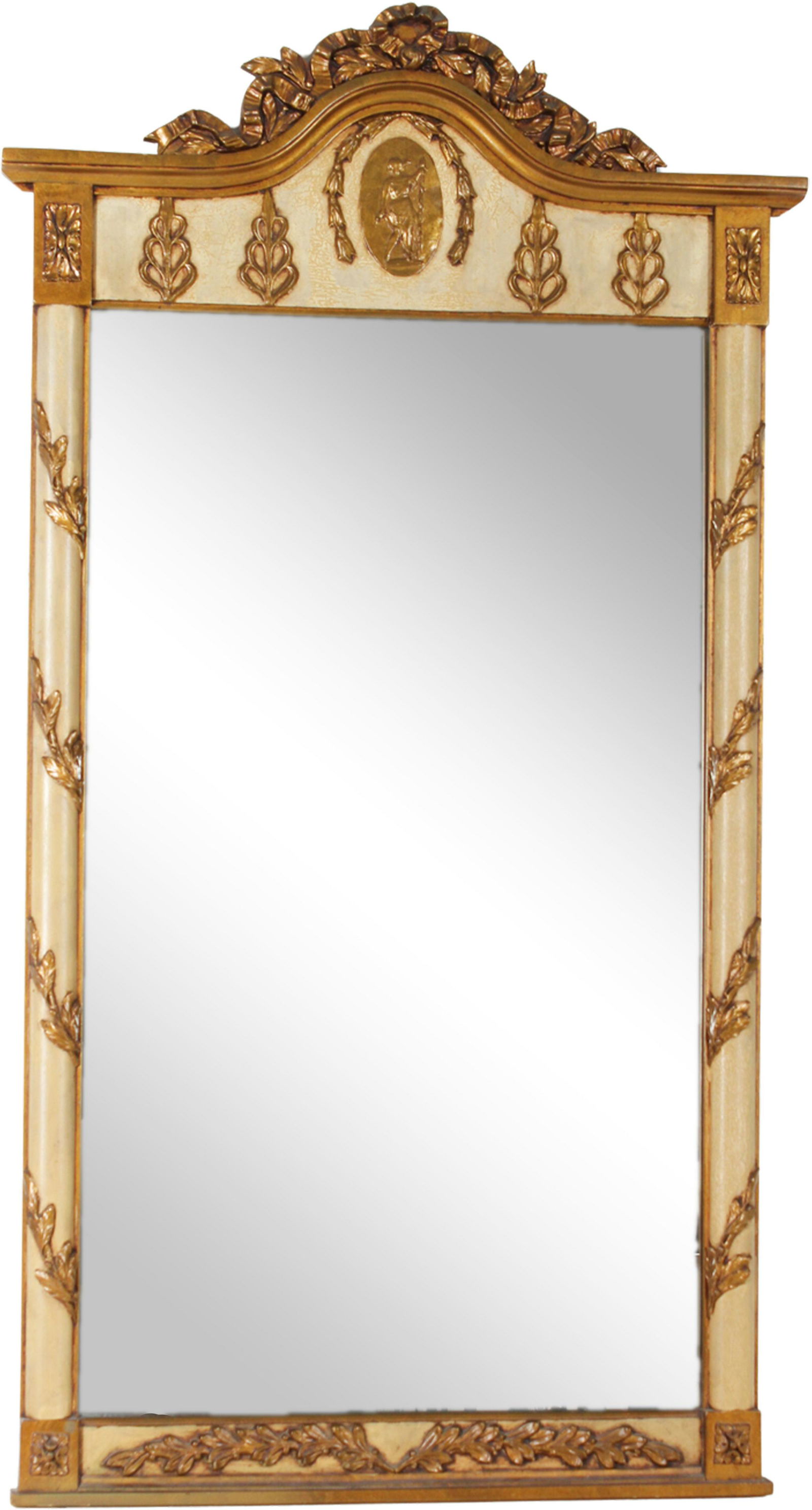 Large Mirror w Elaborate Neoclassical Gilt Frame (1 of 9)