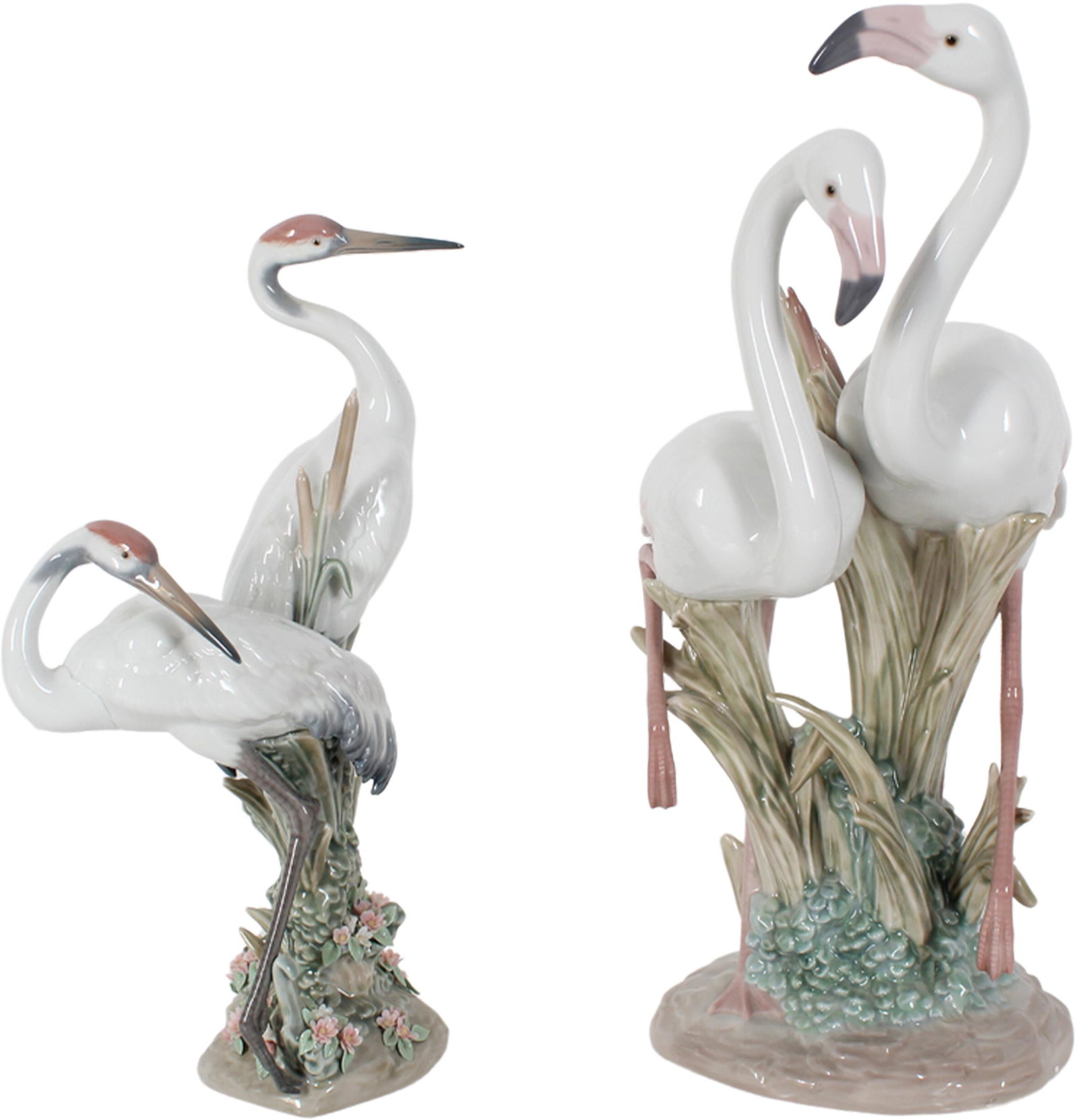 Pair Lladro Porcelain Bird Figures (1 of 13)