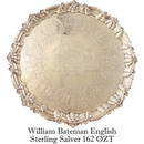 William Bateman English Sterling Salver 162 ozt