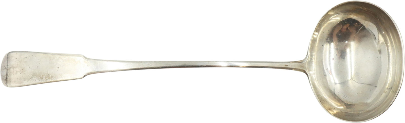 Irish Sterling Silver Ladle 6.42 ozt Mark AH: Irish Sterling Silver Ladle 6.42 ozt Mark AHSize: 13 1/2 x 4 in. 1715