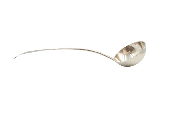 Rare 19th C. Georgian Sterling Punch Ladle 6.5 ozt (1 of 7)