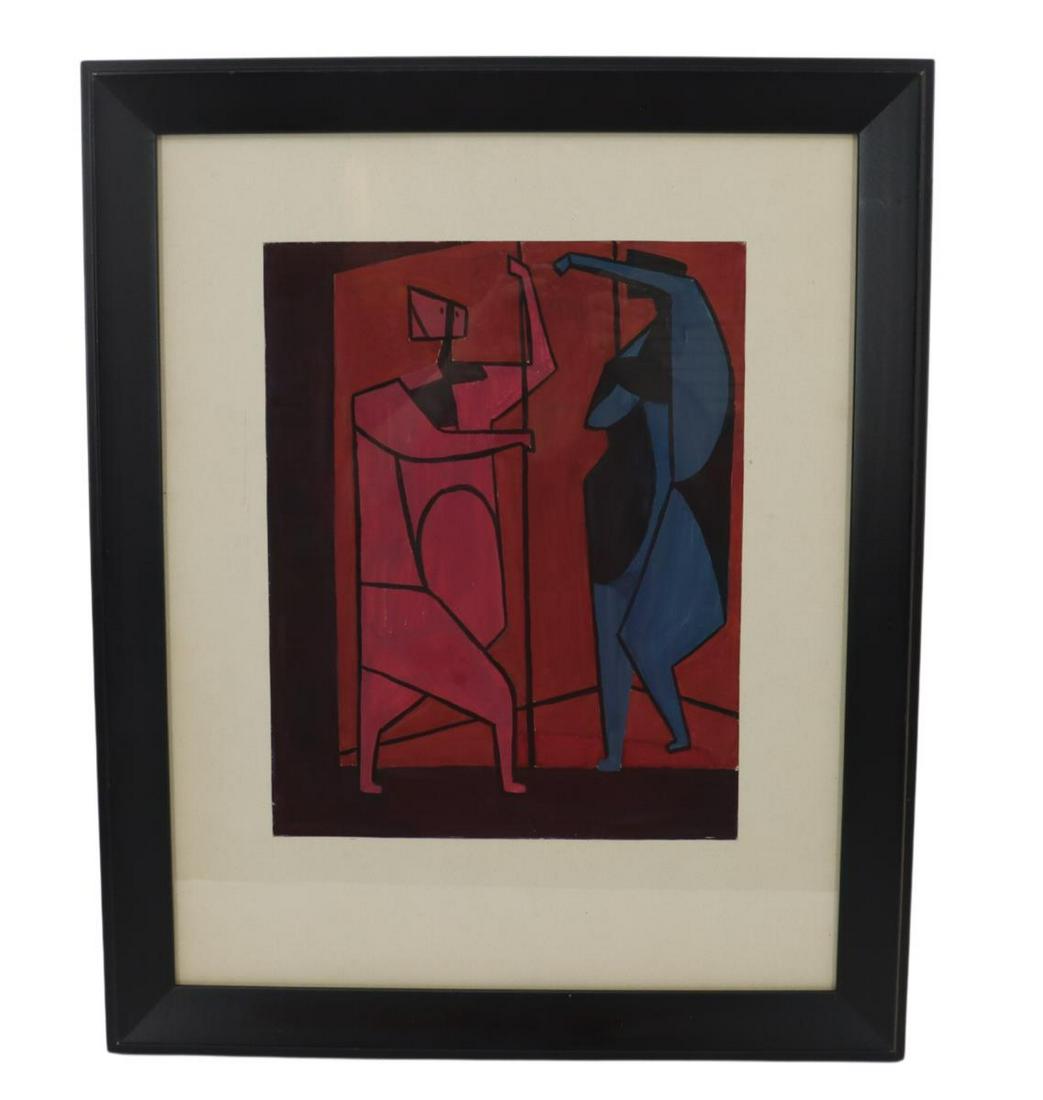 Ora Gipe (20th C) American, Watercolor/Gouache (1 of 6)