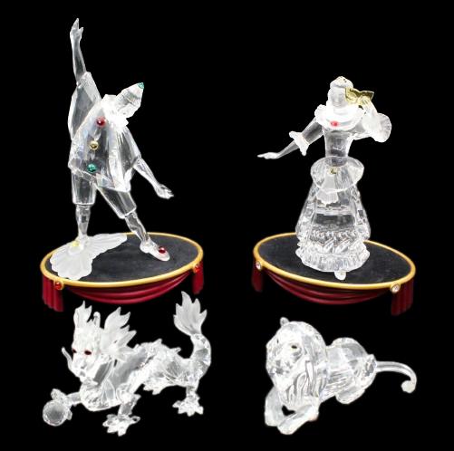 (4) Swarovski Crystal Figures, with COAs (1 of 20)