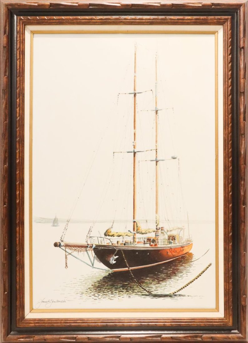 Striking O/C Double-Mast Sailing Ship (1 of 3)