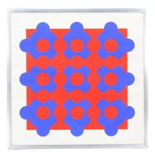 Victor Vasarely (1906-1997) French/Hungarian, Seri: Victor Vasarely (1906-1997) French/Hungarian, Serigraph. Constellation 49, serigraph. Pencil signed and numbered 191/290. Victor Vasarely is known as the father of the Op Art movement. As a painter,