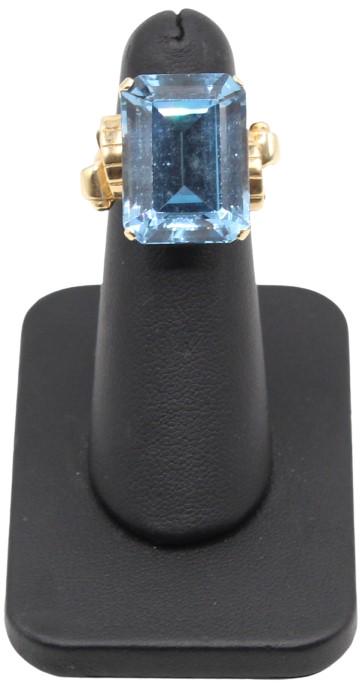 14K Ring w/ Synthetic  Blue Spinel (1 of 11)
