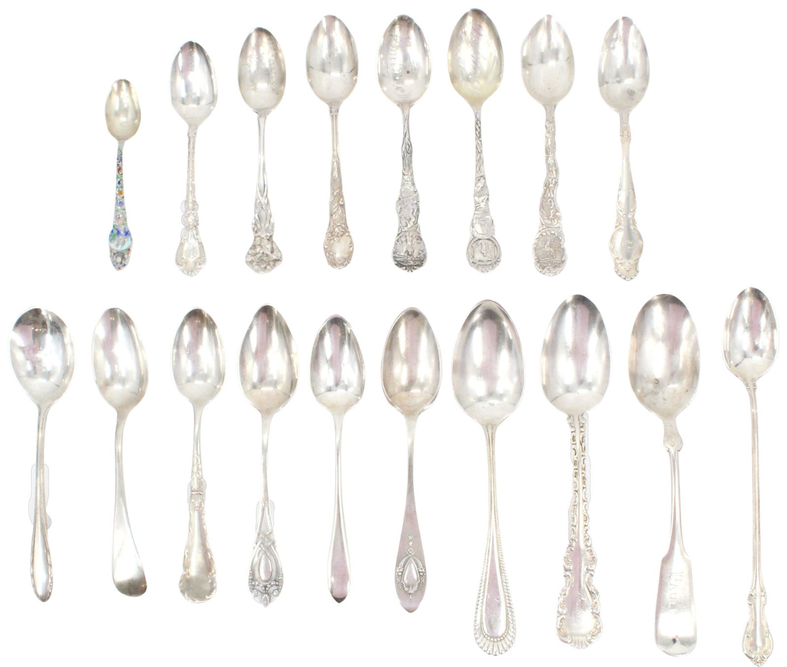 (18) Sterling Silver Spoons 13.55 ozt (1 of 20)