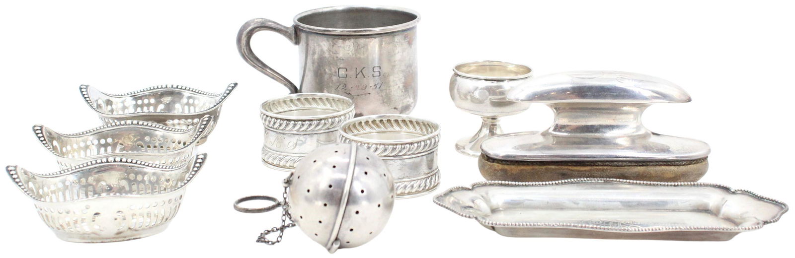 (10) Sterling Silver Pieces 8.27 ozt (1 of 20)