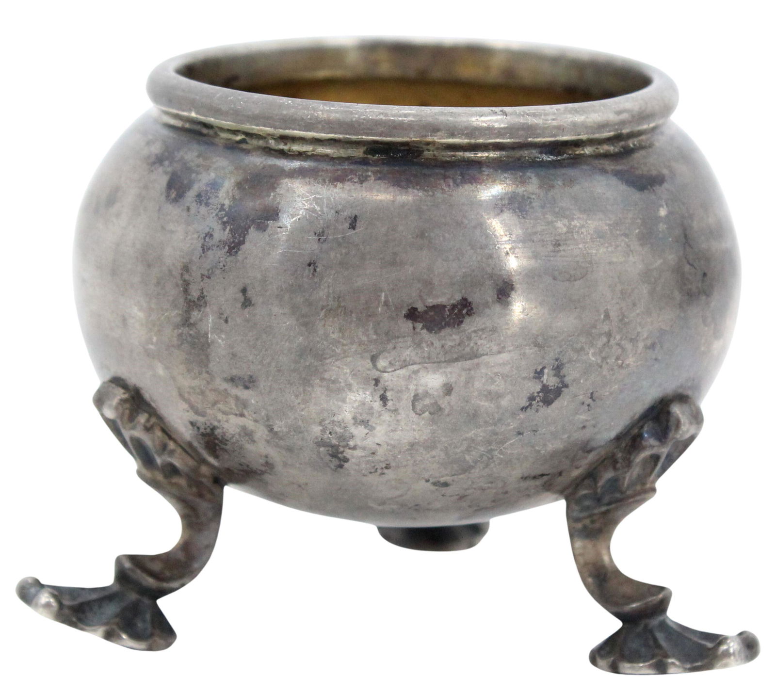 Antique Open Salt Cellar 2.54 ozt (1 of 12)