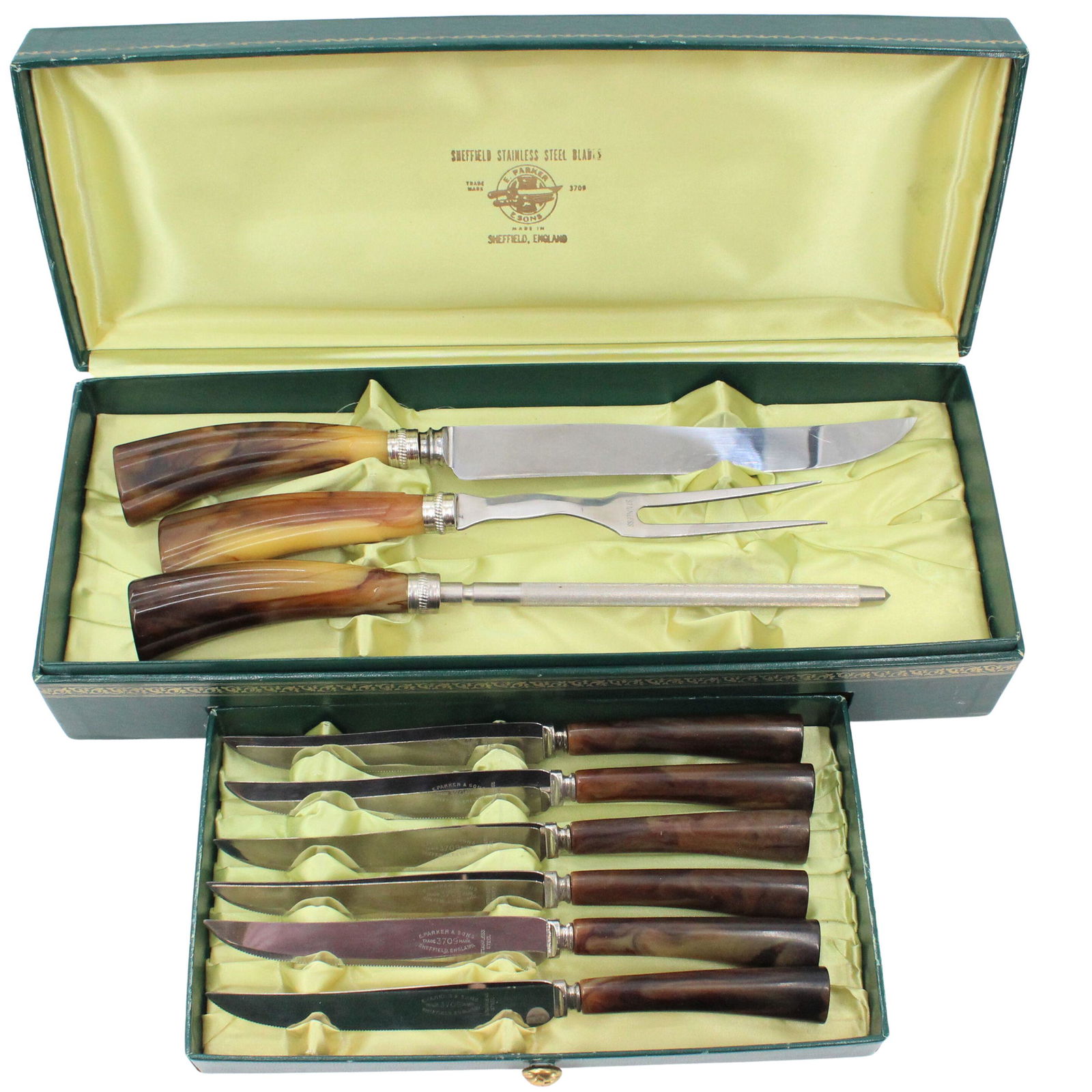 E Parker & Sons Sheffield Carving Set (1 of 16)