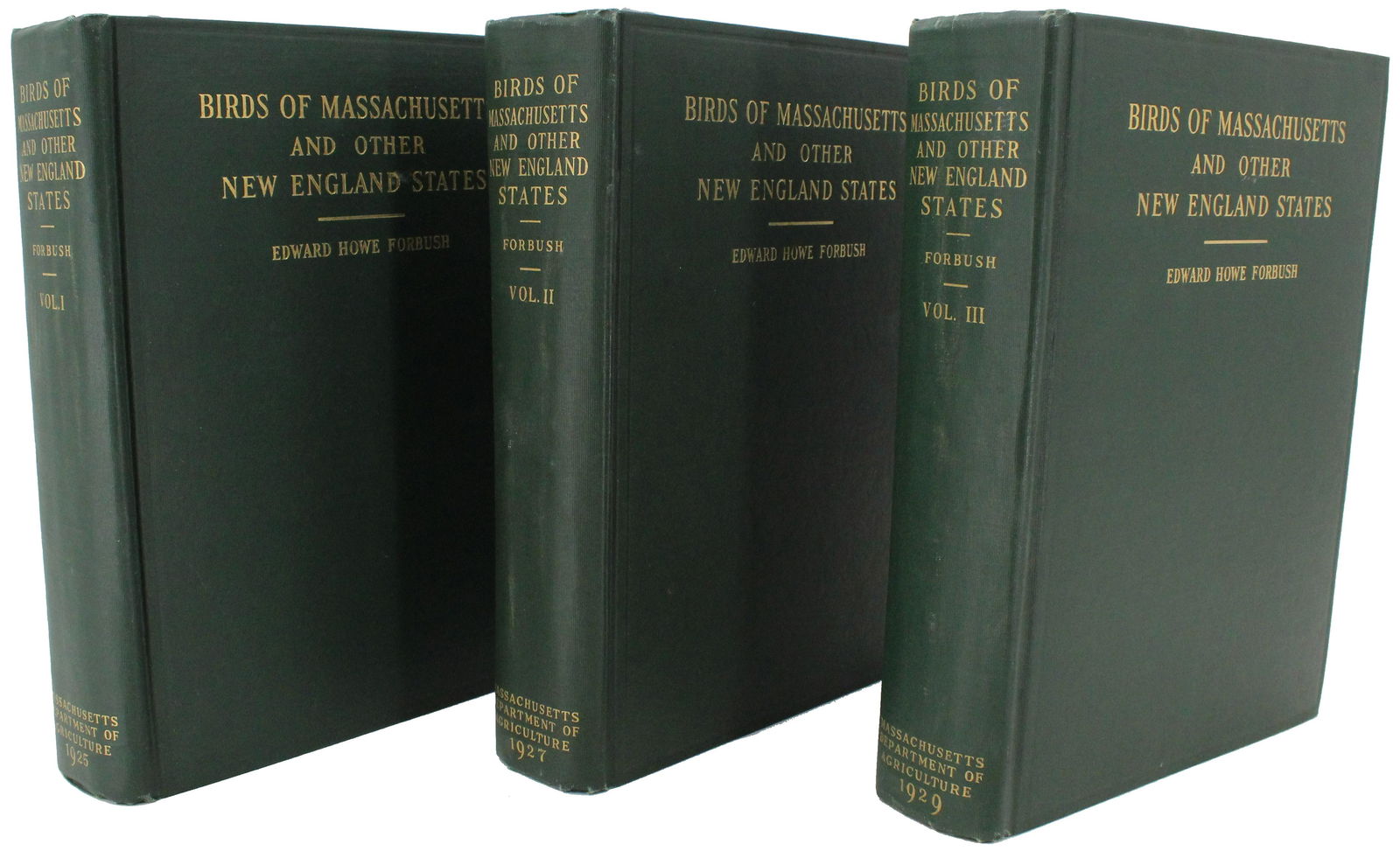Forbush, Birds of Massachusetts 3 Volume Set 1920 (1 of 20)
