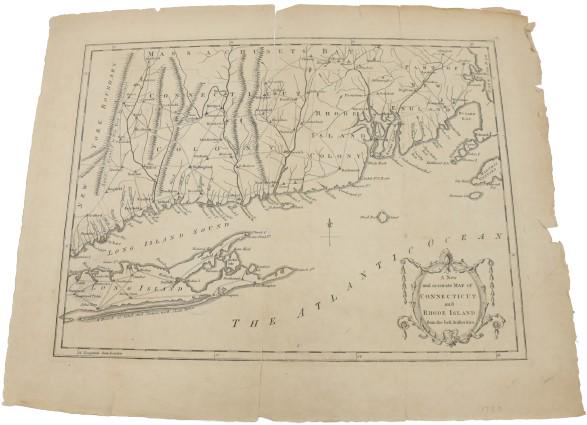 Map of Connecticut And Rhode Island 1780 (1 of 11)