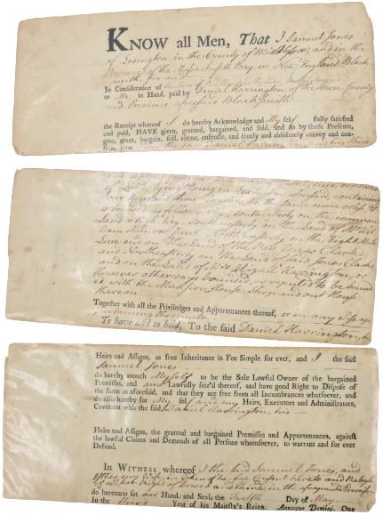 Pre-Revolutionary War Deed 1763 (1 of 9)