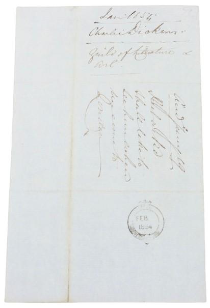 Letter Between Charles Dickens & Prince Albert (1 of 20)