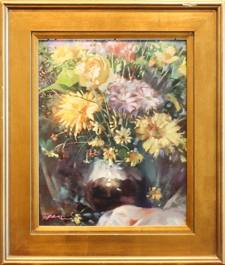 Jian Wu (b 1942) Chinese, Oil on Canvas Board (1 of 6)