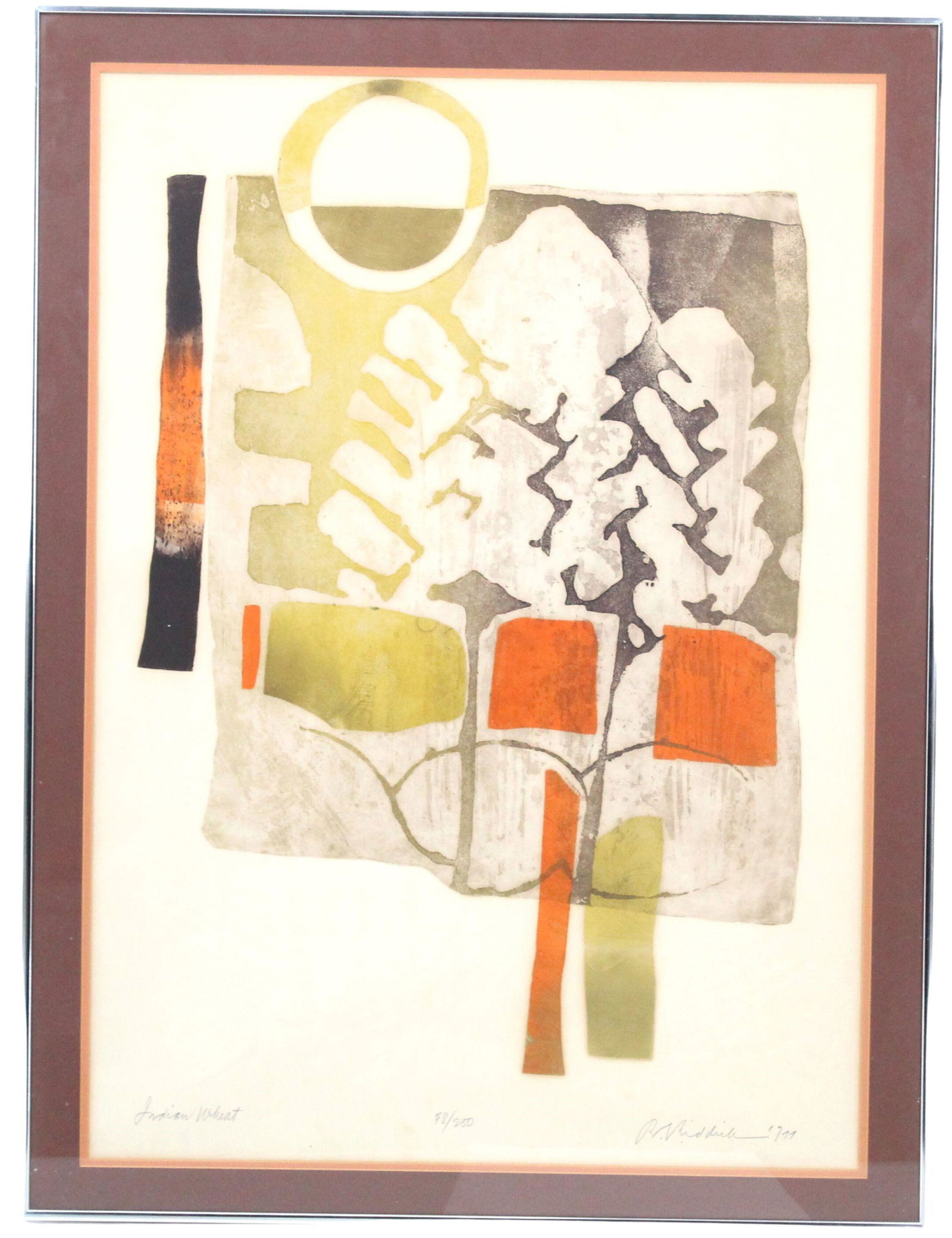 Ron Riddick (American, b. 1952), "Indian Wheat" (1 of 10)