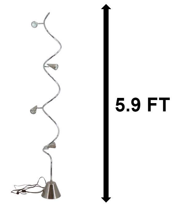 Steel Spiral Floor Lamp (1 of 13)
