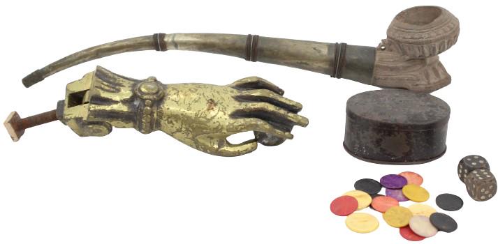 (3) Pipe, Retro Door Knocker, & Tin (1 of 19)