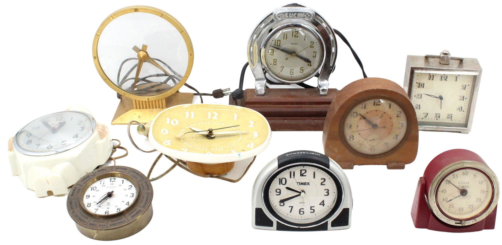 (9) Misc. Vintage Clocks AS IS (1 of 20)