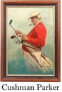 Cushman Parker (1881-1940) "Golfer" Oil on Canvas