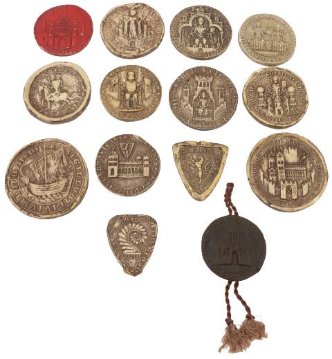 (14) Antique Wax Seals (1 of 17)